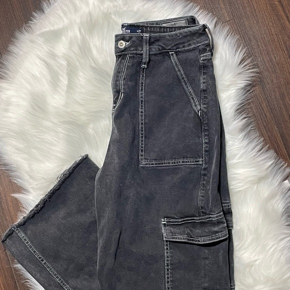 Hollister vintage baggy high rise cargo jean - Picture 2 of 8